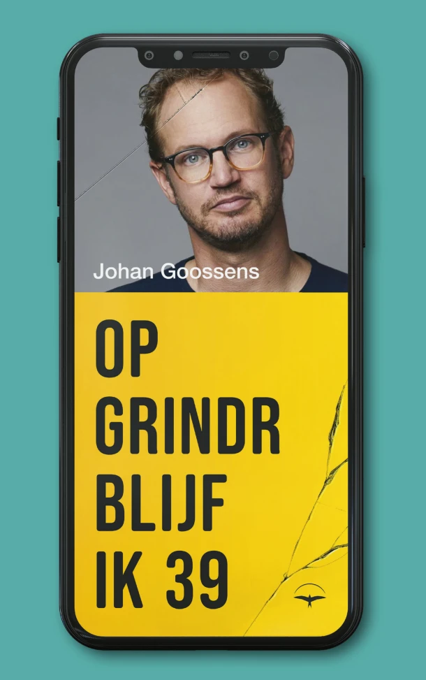 Op Grindr blijf ik 39 – Johan Goossens – boek cover