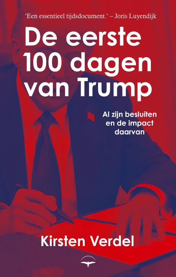 De eerste 100 dagen van Trump – Kirsten Verdel – boek cover