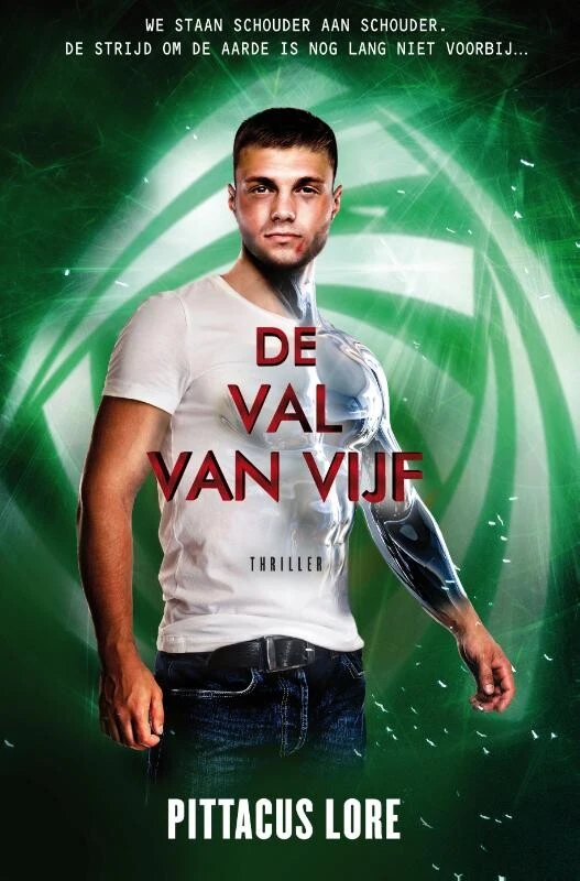 De val van Vijf – Pittacus Lore – boek cover