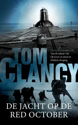 De jacht op de red October – Tom Clancy – boek cover