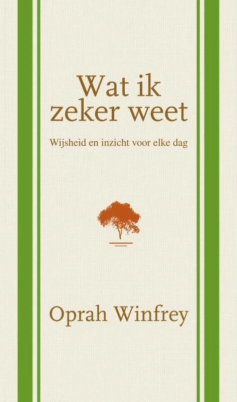 Wat ik zeker weet – Oprah Winfrey – boek cover