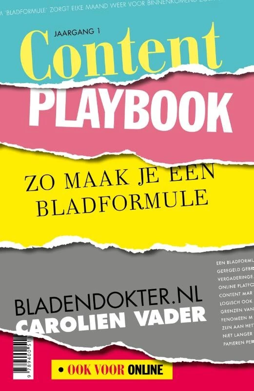 Content Playbook – Carolien Vader – boek cover