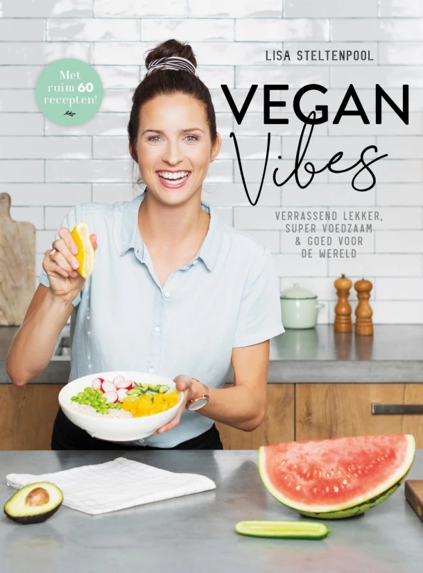Vegan Vibes – Lisa Steltenpool – boek cover