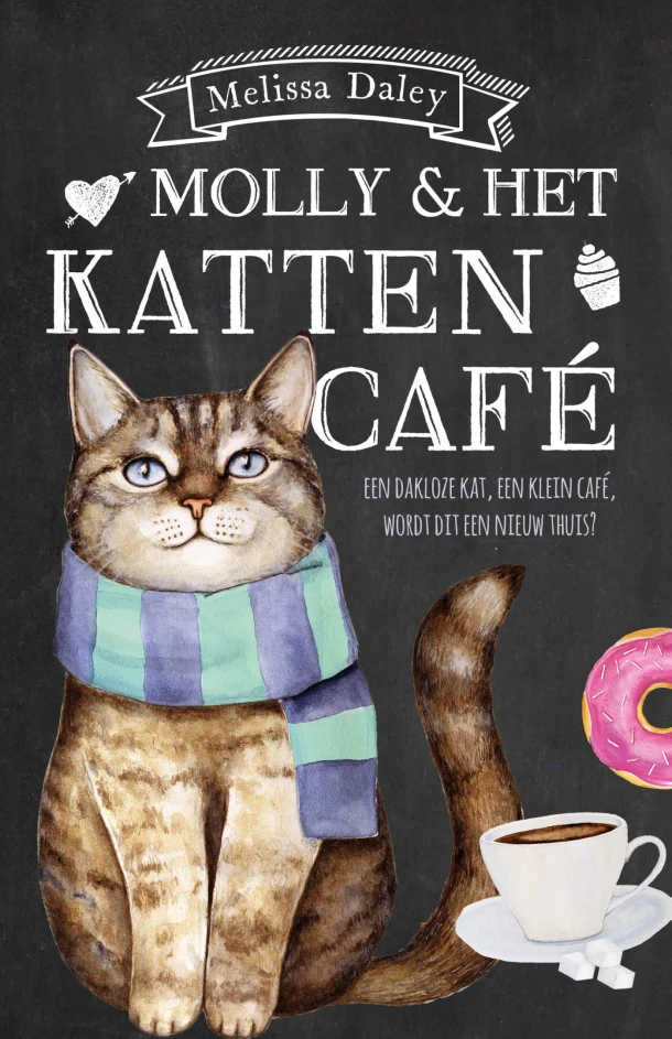 Molly en het kattencafé – Melissa Daley – boek cover