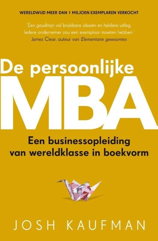 De persoonlijke MBA – Josh Kaufman – boek cover