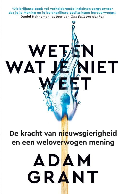 Weten wat je niet weet – Adam Grant – boek cover