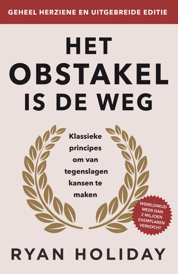 Het obstakel is de weg – Ryan Holiday – boek cover