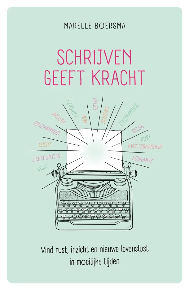 Schrijven geeft kracht – Marelle Boersma – boek cover