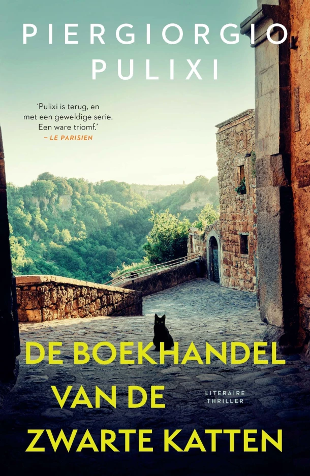 De boekhandel van de zwarte katten – Piergiorgio Pulixi – boek cover