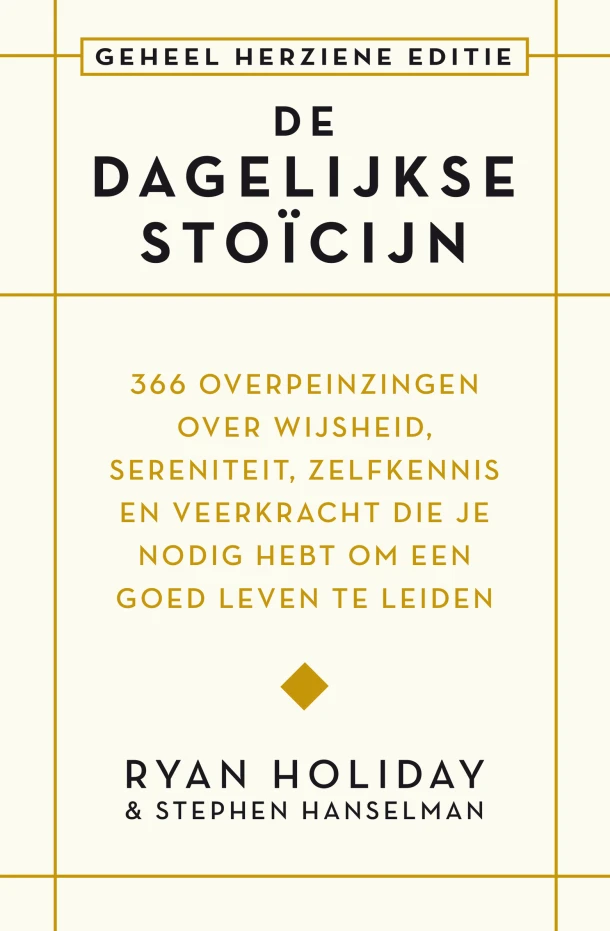 De dagelijkse stoïcijn – Ryan Holiday – boek cover