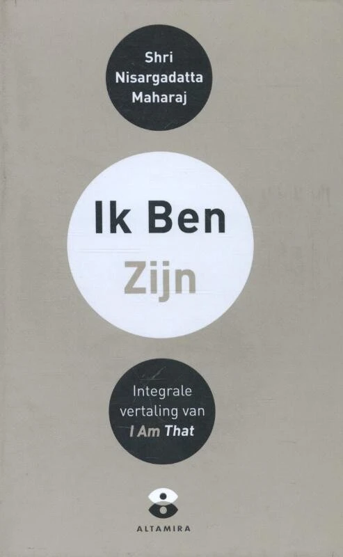 Ik ben zijn – Shri Nisargadatta Maharaj – boek cover