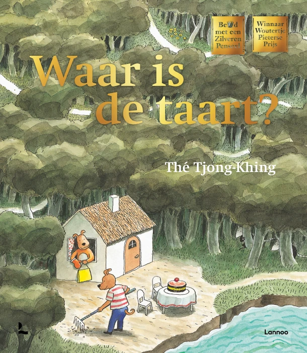 Waar is de taart? Maxi-editie met poster – Thé Tjong-Khing – boek cover