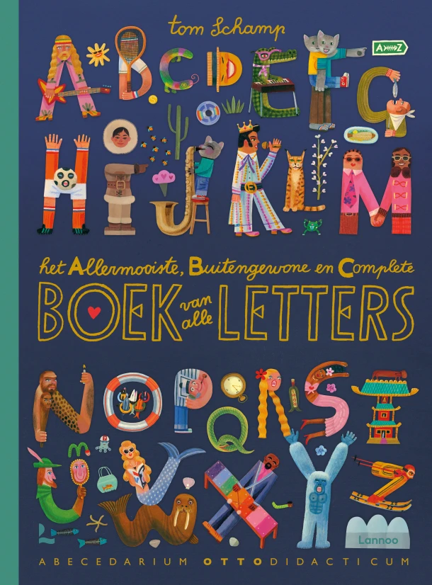 Het allermooiste, buitengewone en complete boek van alle letters – Tom Schamp – boek cover