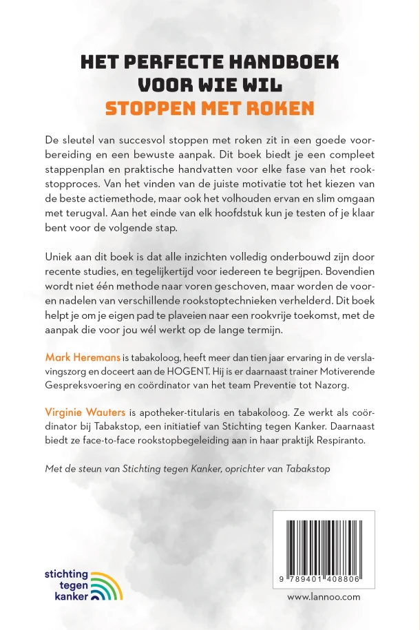 Nu stop ik echt met roken – Mark Heremans – boek cover