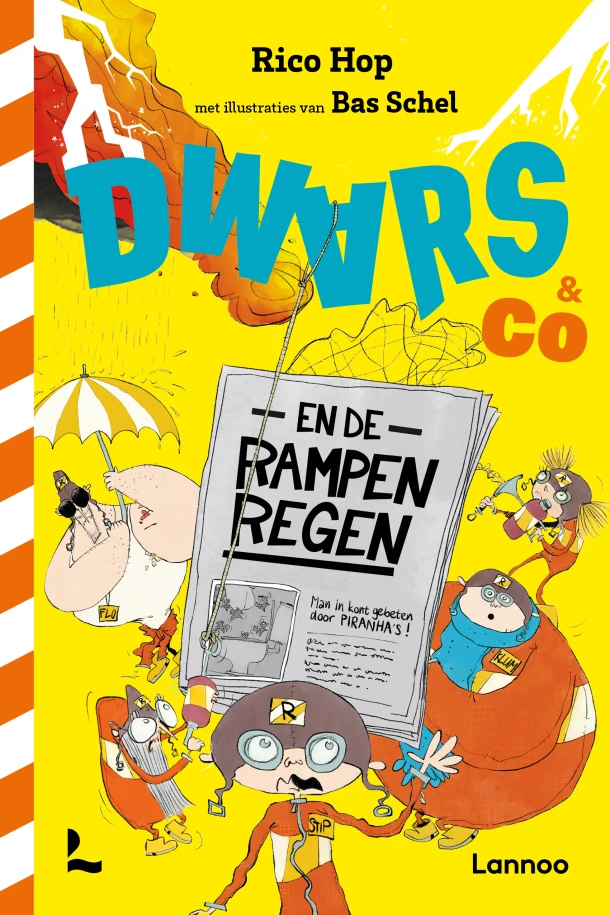 Dwars & Co en de rampenregen – Rico Hop – boek cover