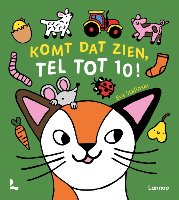 Komt dat zien - tel tot 10! – Eva Stalinski – boek cover