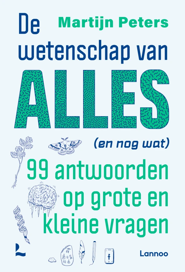 De wetenschap van alles (en nog wat) – Martijn Peters – boek cover