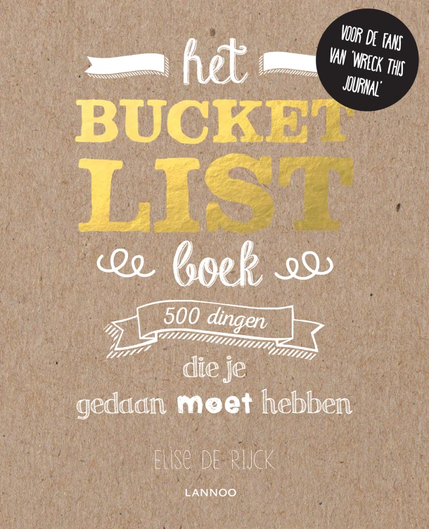 Het Bucketlist boek – Elise De Rijck – boek cover