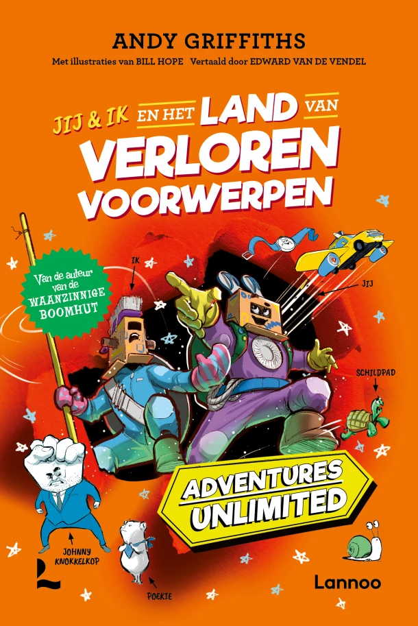 Jij & ik en het land van verloren voorwerpen – Andy Griffiths – boek cover