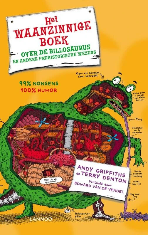 Het waanzinnige boek over de billosaurus en andere prehistorische wezens – Andy Griffiths – boek cover