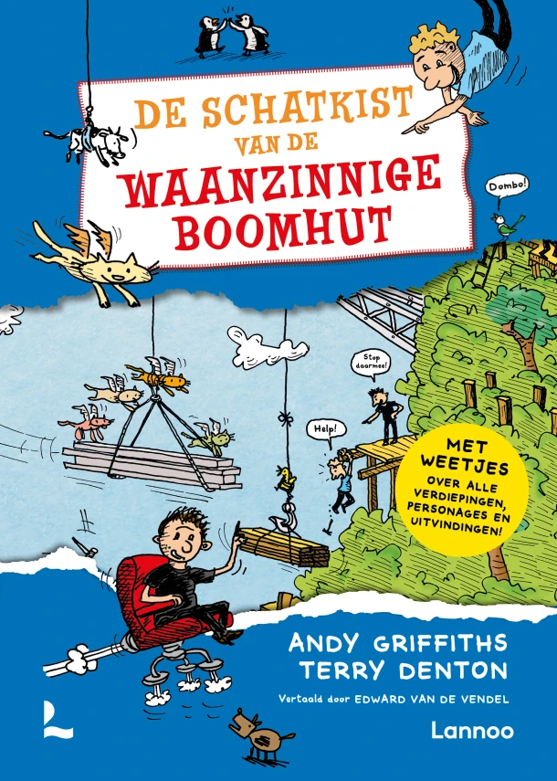 De schatkist van de waanzinnige boomhut – Andy Griffiths – boek cover