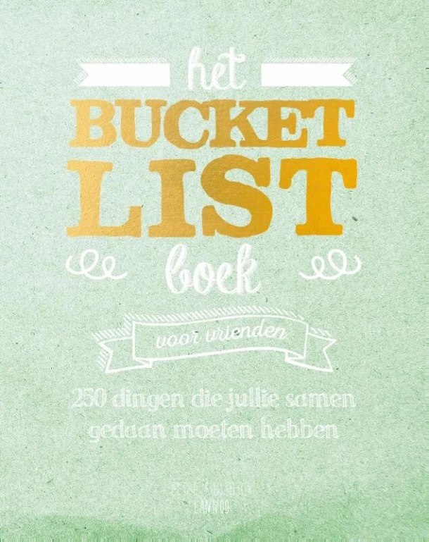 Het Bucketlist boek voor vrienden – Elise De Rijck – boek cover