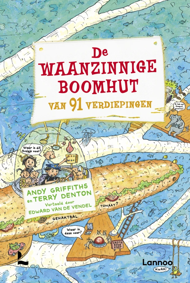 De waanzinnige boomhut van 91 verdiepingen – Andy Griffiths – boek cover