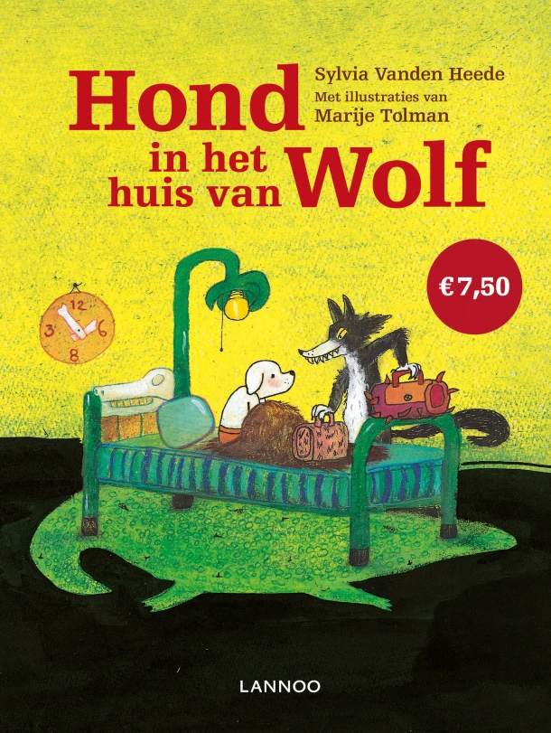 Hond in het huis van Wolf – Sylvia Vanden Heede – boek cover