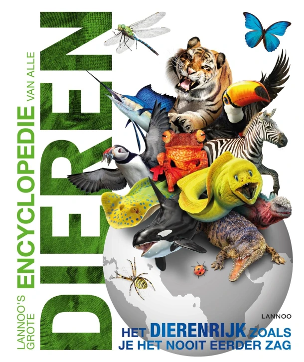 Lannoo's grote encyclopedie van alle dieren – John Woodward – boek cover
