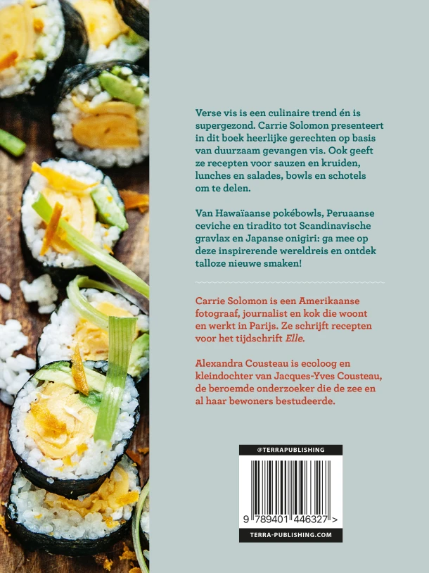Sushi & ceviche – Carrie Solomon – boek cover