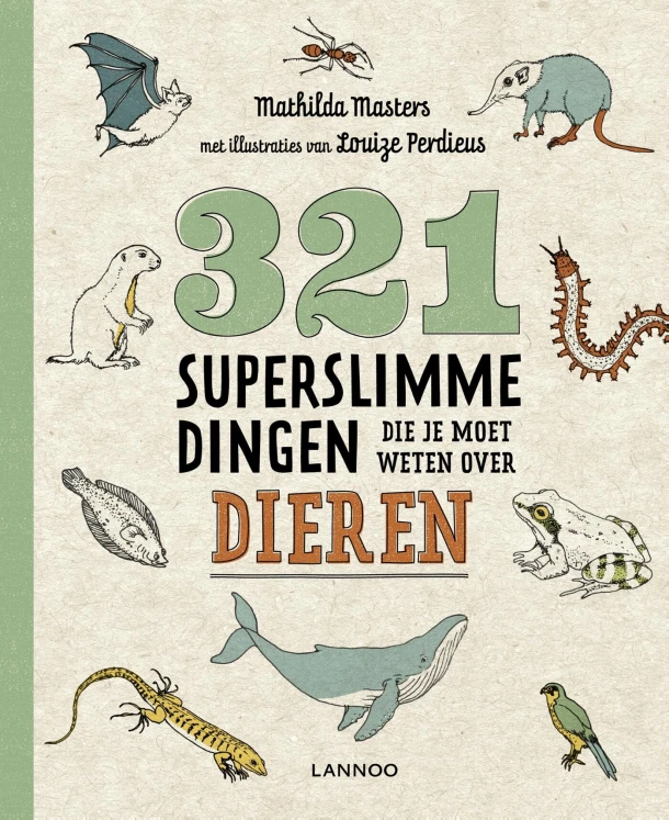321 superslimme dingen die je moet weten over dieren – Mathilda Masters – boek cover