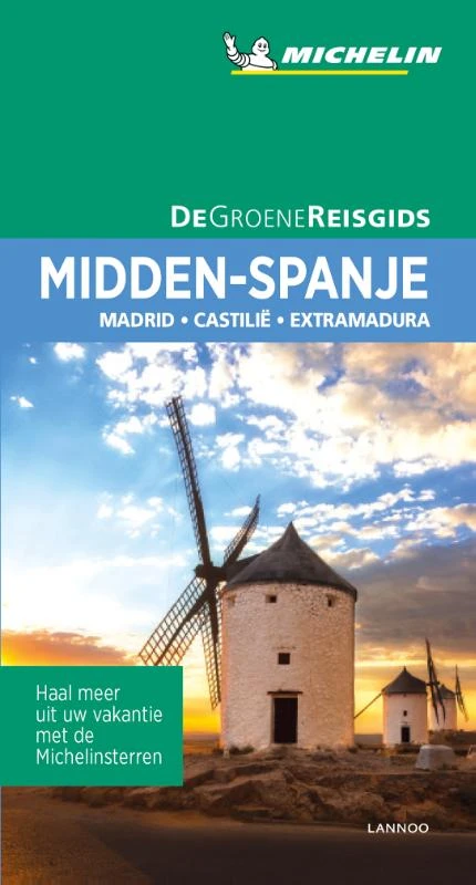 De Groene Reisgids - Midden-Spanje – Michelin – boek cover