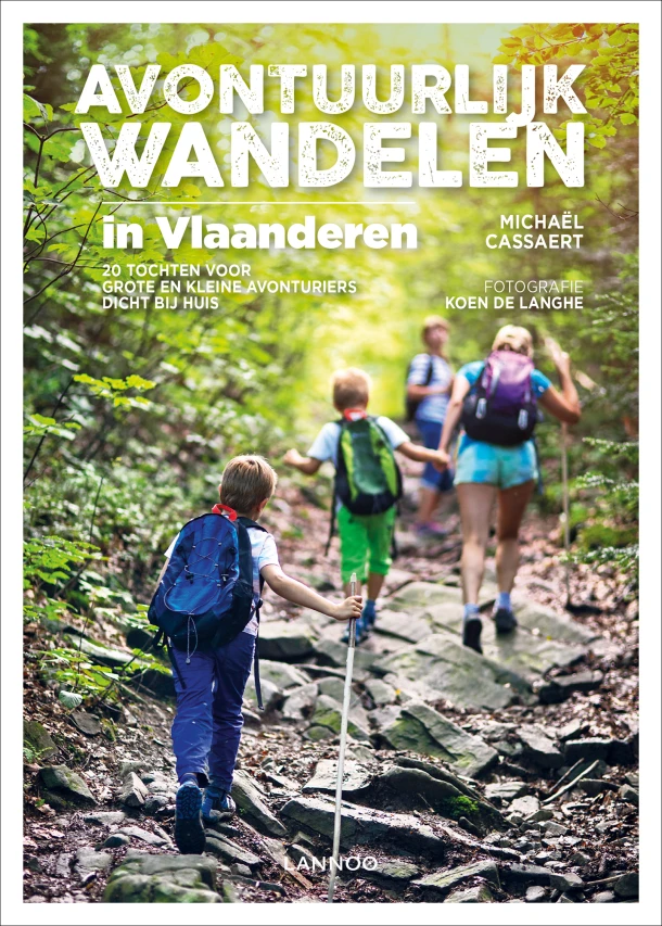 Avontuurlijk wandelen in Vlaanderen – Michaël Cassaert – boek cover