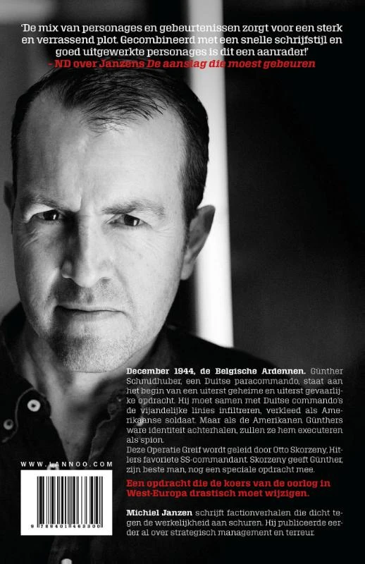 Hitlers geheime Ardennencommando – Michiel Janzen – boek cover