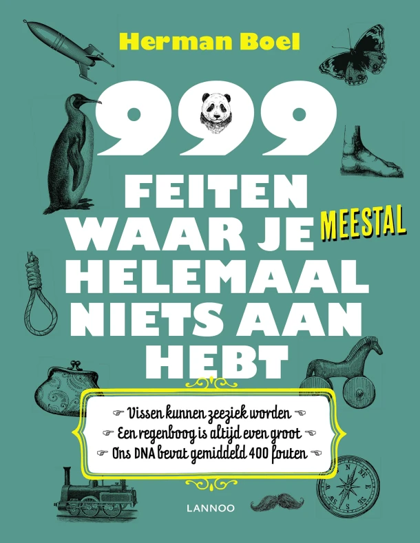 999 feiten waar je meestal helemaal niets aan hebt – Herman Boel – boek cover