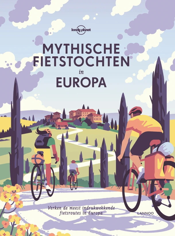 Mythische fietstochten in Europa – Lonely Planet – boek cover