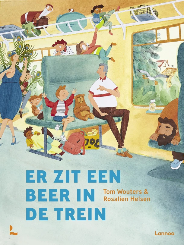 Er zit een beer in de trein – Tom Wouters – boek cover