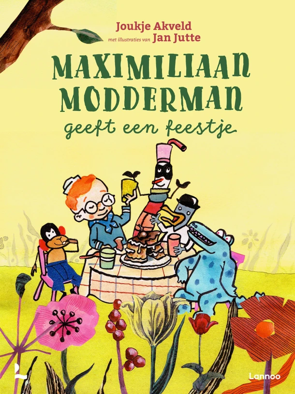 Maximiliaan Modderman geeft een feestje – Joukje Akveld – boek cover
