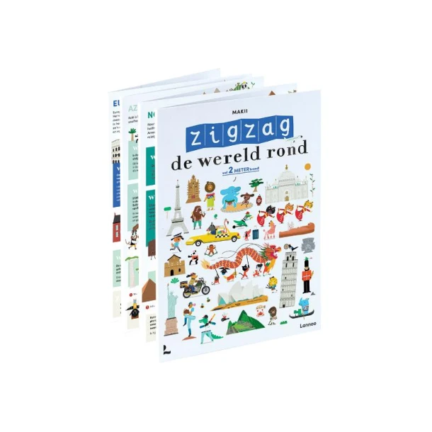 De wereld rond – Makii – boek cover