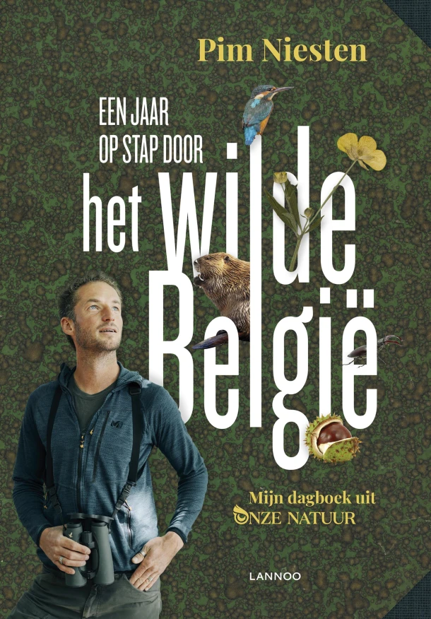 Een jaar op stap door het wilde België – Pim Niesten – boek cover