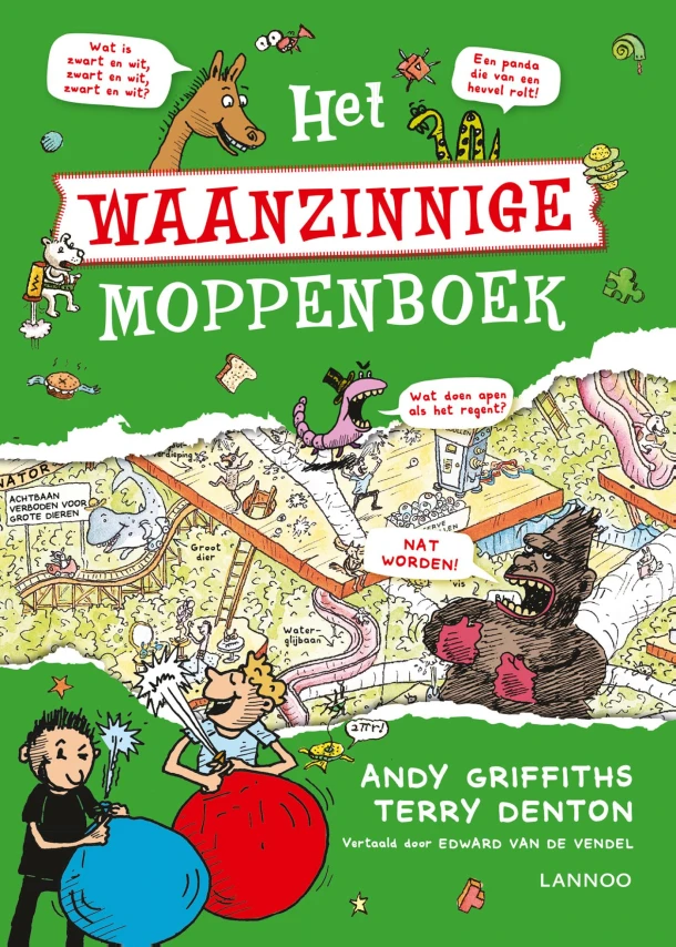 Het waanzinnige moppenboek – Andy Griffiths – boek cover