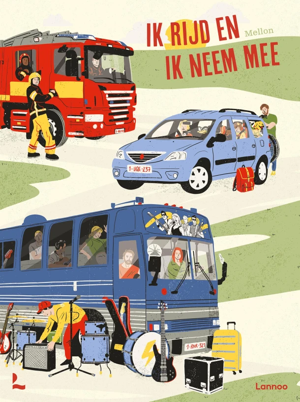 Ik rijd en ik neem mee – Mellon – boek cover