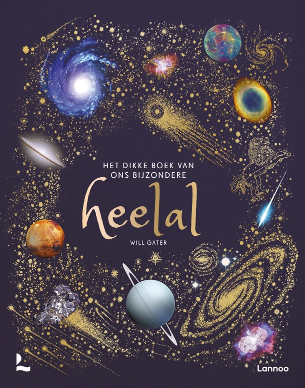 Het dikke boek van ons bijzondere heelal – Will Gater – boek cover