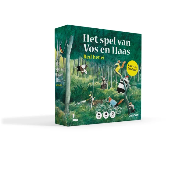 Het spel van Vos en Haas - Red het ei – Sylvia Vanden Heede – boek cover