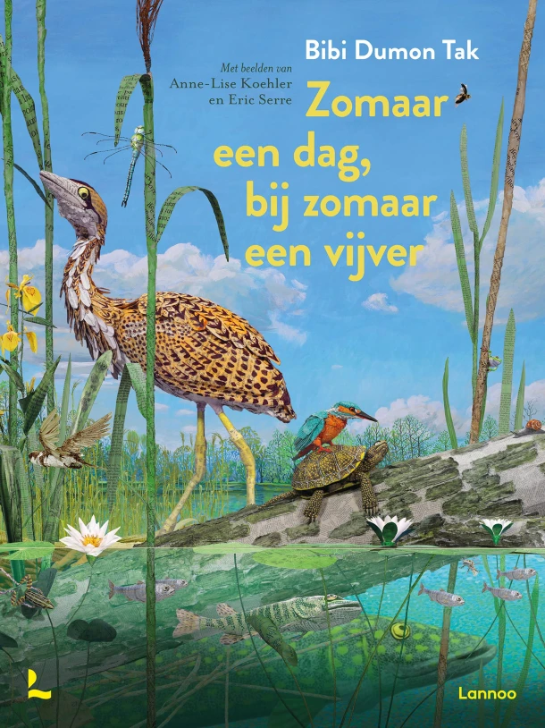 Zomaar een dag, bij zomaar een vijver – Bibi Dumon Tak – boek cover