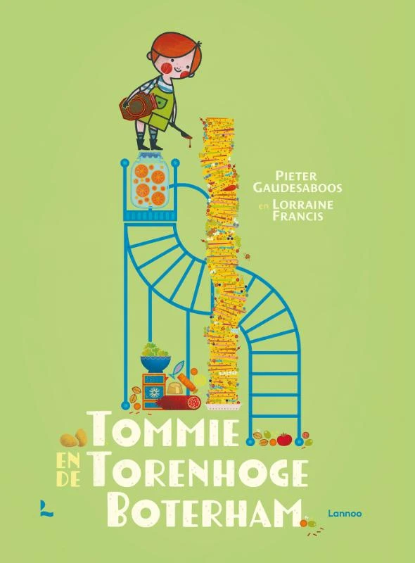 Tommie en de torenhoge boterham – Pieter Gaudesaboos – boek cover