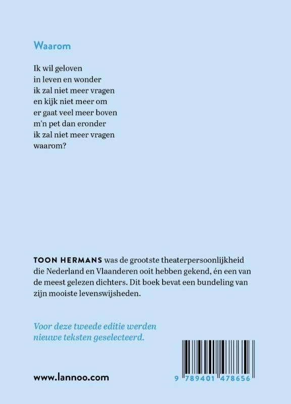Wijs is anders dan geleerd – Toon Hermans – boek cover
