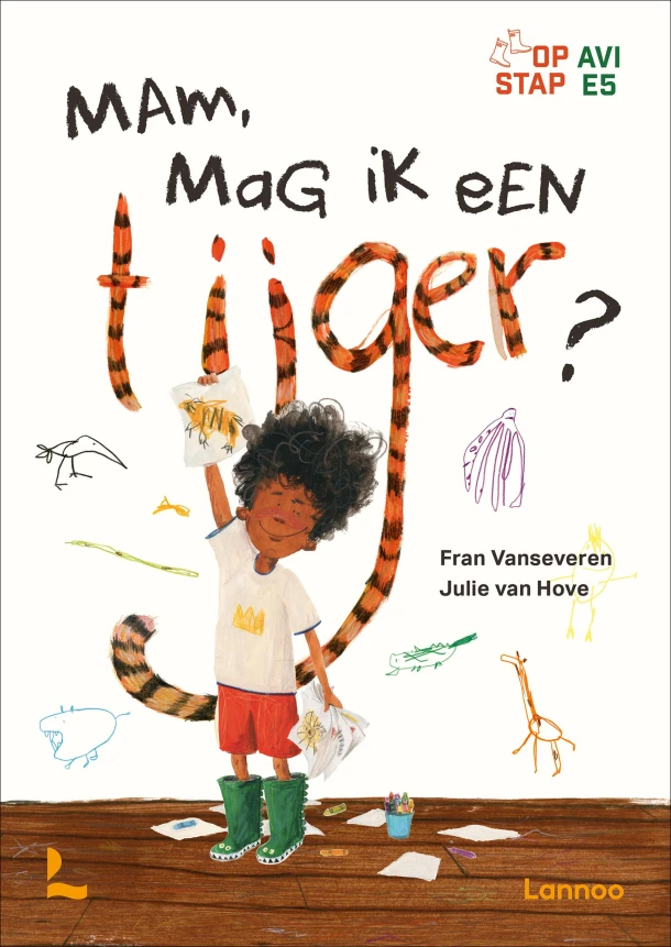 Mam, mag ik een tijger? – Fran Vanseveren – boek cover