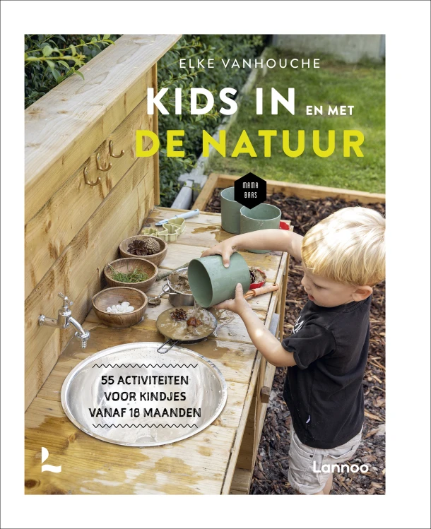Kids in en met de natuur – Elke Vanhouche – boek cover