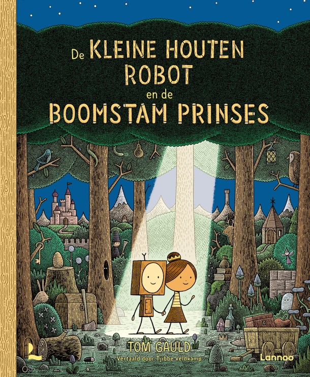 De kleine houten robot en de boomstam prinses – Tom Gauld – boek cover